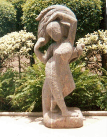 Detailed marble temple plaque featuring mythological scenes with fine carving work and spiritual symbolism