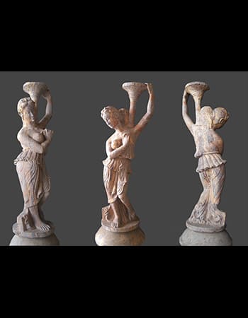 Exquisite pink marble Ganesha sculpture with traditional trunk positioning and ornate carved base from Dhenkanal marble